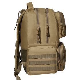 VEVOR Tactical Range Backpack for 6 Pistols, Gun Backpack with 6 Independent Pistol Bags & 10 Magazines, Pistol Backpack for Outdoor Hunting Shoo (Item Size: 42 x 23 x 48 cm, product color: Brown)
